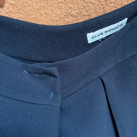 Navy pleated front skort. - Picture 3 of 3